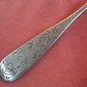 JAMES R. ARMIGER Unknown floral pattern TEASPOON STERLING 1892 1936 FLATWARE SILVERWARE