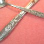 ONEIDA MY ROSE TEASPOON & KNIFE COMMUNITY STAINLESS FLATWARE SILVERWARE