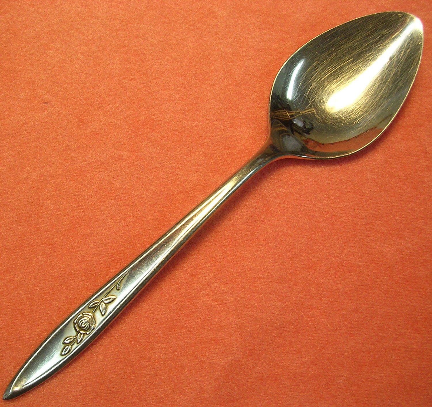 IMPERIAL SHADOW ROSE PLACE SPOON PRESTIGE STAINLESS FLATWARE SILVERWARE