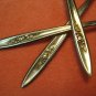 IMPERIAL SHADOW ROSE 3 TEASPOONS PRESTIGE STAINLESS FLATWARE SILVERWARE
