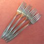 IMPERIAL SHADOW ROSE 4 PLACE FORKS PRESTIGE STAINLESS FLATWARE SILVERWARE