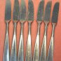 ROGERS Co ALISON or DENMARK 7 KNIVES STAINLESS FLATWARE SILVERWARE