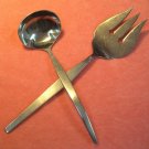 STANLEY ROBERTS CROWN SRB 20 SRB20 LADLE & SERVING FORK STAINLESS FLATWARE SILVERWARE