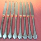 ONEIDA ROGERS SUMMER MIST CASSANDRA LIMELIGHT 8 PLACE KNIVES STAINLESS FLATWARE SILVERWARE