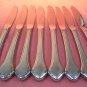 ONEIDA ROGERS SUMMER MIST CASSANDRA LIMELIGHT 8 PLACE KNIVES STAINLESS FLATWARE SILVERWARE