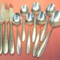 ONEIDA MOONCREST 10pc STAINLESS FLATWARE SILVERWARE