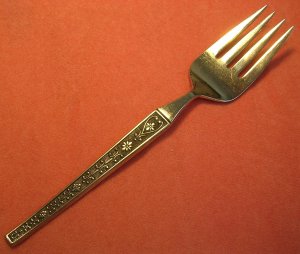 RIVIERA CORDOVA SERVING FORK STAINLESS FLATWARE SILVERWARE