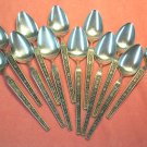 RIVIERA CORDOVA 12 TEASPOONS STAINLESS FLATWARE SILVERWARE