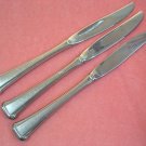 ONEIDA ABERDEEN ADMIRAL COLISEUM DEL MAR MAESTRO 3 KNIVES STAINLESS FLATWARE SILVERWARE ONEIDA ABERDEEN ADMIRAL COLISEUM DEL MAR MAESTRO 3 KNIVES STAINLESS FLATWARE SILVERWARE