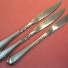 ONEIDA SATIN SAND DUNE 3 KNIVES STAINLESS FLATWARE SILVERWARE