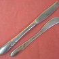 ONEIDA DEBONAIRE KNIFE & SPREADER DELUXE STAINLESS FLATWARE SILVERWARE