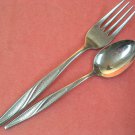 REED & BARTON CRESCENDO FORK & TEASPOON STAINLESS FLATWARE SILVERWARE REED & BARTON CRESCENDO FORK & TEASPOON STAINLESS FLATWARE SILVERWARE