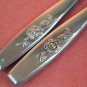 ONEIDA OUR FOREVER ROSE 2 KNIVES SCIENTIFIC SSS STAINLESS FLATWARE SILVERWARE