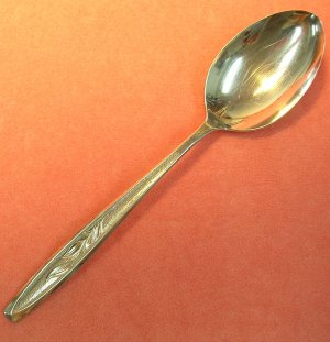 INTERNATIONAL ALLURE SERVING SPOON INSICO STAINLESS FLATWARE SILVERWARE