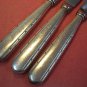 GORHAM REMEMBRANCE 3 PLACE KNIVES 1930 SILVER PLATE FLATWARE SILVERWARE