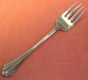 ONEIDA MARQUETTE SALAD FORK COMMUNITY STAINLESS FLATWARE SILVERWARE