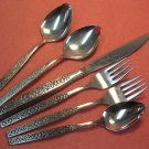 ONEIDA SPANISH MOOD KNIFE 2FORKS &3 SPOONS DELUXE STAINLESS FLATWARE SILVERWARE ONEIDA SPANISH MOOD KNIFE 2FORKS &3 SPOONS DELUXE STAINLESS FLATWARE SILVERWARE