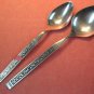 ONEIDA LTD 1881 ROGERS SPANISH COURT 2 SPOONS STAINLESS FLATWARE SILVERWARE