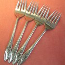 ONEIDA LTD 1881 ROGERS SPRING VALLEY 4 SALAD FORKS STAINLESS FLATWARE SILVERWARE ONEIDA LTD 1881 ROGERS SPRING VALLEY 4 SALAD FORKS STAINLESS FLATWARE SILVERWARE
