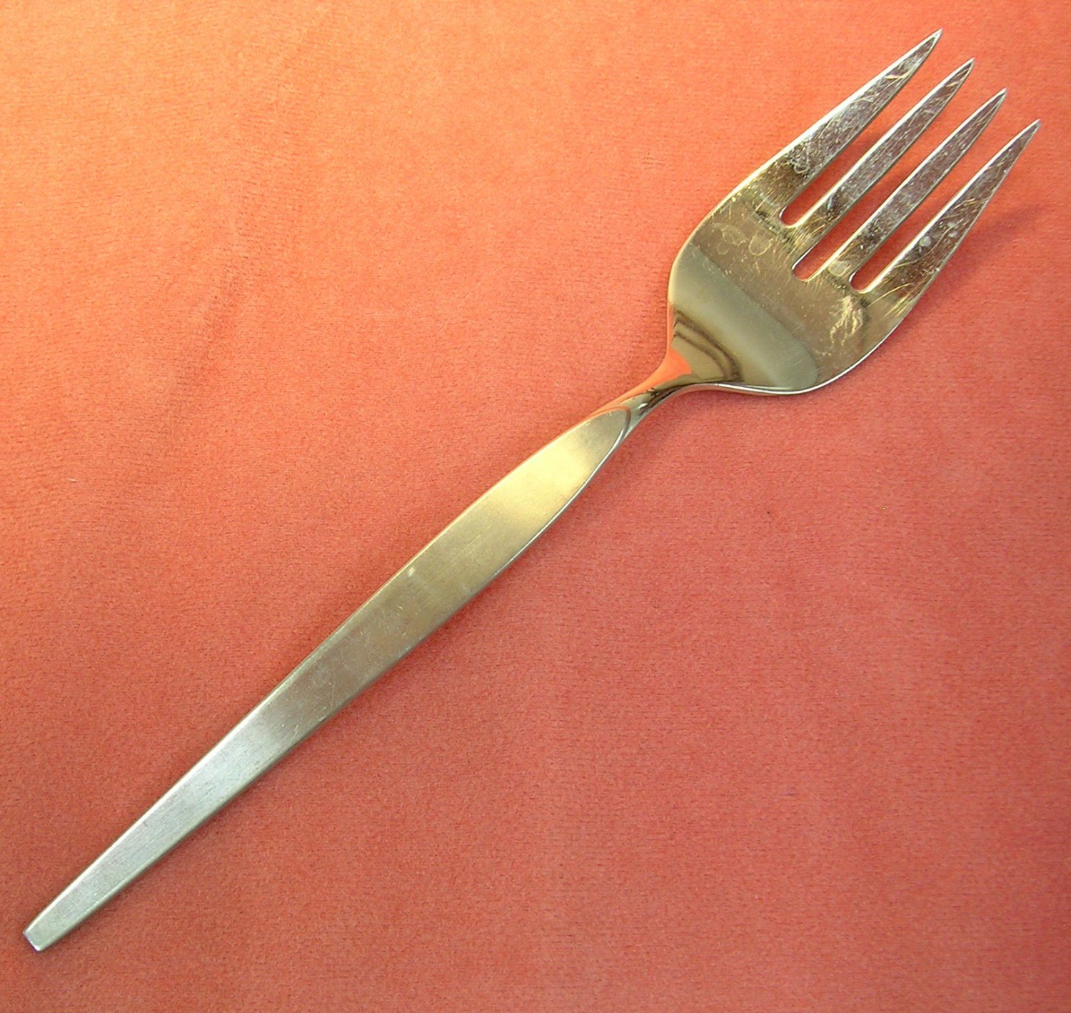 ONEIDA SATINIQUE SERVING FORK COMMUNITY STAINLESS FLATWARE SILVERWARE