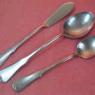 ONEIDA PATRICK HENRY 3pc COMMUNITY STAINLESS FLATWARE SILVERWARE