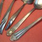 VINTAGE ODD 5pc UNKNOWN MANUFACTURER STAINLESS FLATWARE SILVERWARE