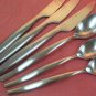 GOURMET SETTINGS LANCE MATTE GS 6pc STAINLESS FLATWARE SILVERWARE