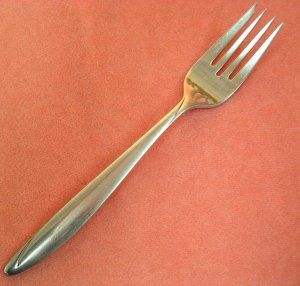 GORHAM SPIRAL SALAD FORK STEGOR STAINLESS FLATWARE SILVERWARE
