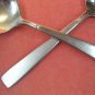 ONEIDA ACCENT 2 SPOONS ONEIDACRAFT DELUXE STAINLESS FLATWARE SILVERWARE