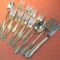 ONEIDA MANSFIELD BAR BERRY CRANFORD 12pc LTD WM ROGERS GLOSSY STAINLESS FLATWARE SILVERWARE