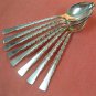 INTERNATIONAL CAMILLE DEEPSILVER 8 TEASPOONS 1971 SILVERWARE FLATWARE