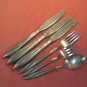 SEARS ROEBUCK ELECTRA 6pc TRADITION STAINLESS FLATWARE SILVERWARE