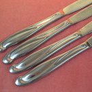 REED & BARTON EDGARTOWN SELECT 4 KNIVES STAINLESS FLATWARE SILVERWARE REED & BARTON EDGARTOWN SELECT 4 KNIVES STAINLESS FLATWARE SILVERWARE
