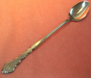 ONEIDA SATINIQUE ICED DRINK SPOON COMMUNITY STAINLESS FLATWARE SILVERWARE