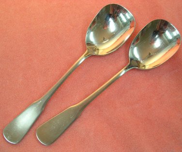 ONEIDA COLONIAL BOSTON MINUTE MAN YANKEE CLIPPER 2 SUGAR SSS STAINLESS FLATWARE SILVERWARE
