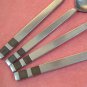 STANLEY ROBERTS CROSSPOINT SUGAR, TEASPOON &2 KNIVES STAINLESS FLATWARE SILVERWARE