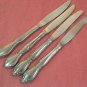 ONEIDA SATIN CANTATA 4 PLACE KNIVES COMMUNITY STAINLESS FLATWARE SILVERWARE