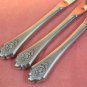 ONEIDA SENTIMENTAL ROSE 3 KNIVES LTD WM A ROGERS PREMIER STAINLESS FLATWARE SILVERWARE