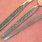 NATIONAL SEVITA SERVING FORK, ICED DRINK SPOON &KNIFE STAINLESS FLATWARE SILVERWARE