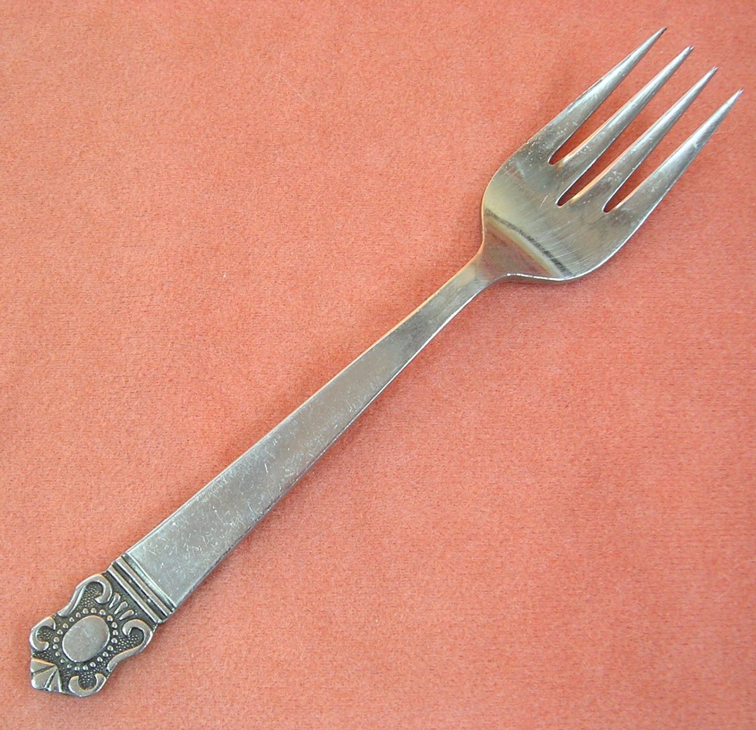 HANFORD MYSTIQUE SALAD FORK STAINLESS FLATWARE SILVERWARE