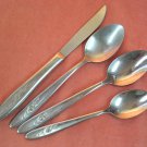 IMPERIAL DEL ROSE DELROSE 5pc CUSTOM STAINLESS FLATWARE SILVERWARE