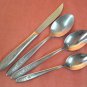 IMPERIAL DEL ROSE DELROSE 5pc CUSTOM STAINLESS FLATWARE SILVERWARE
