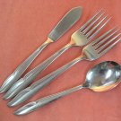 ONEIDA PROFILE 4pc ONEIDACRAFT DELUXE STAINLESS FLATWARE SILVERWARE