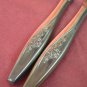 ONEIDA LASTING ROSE 2 KNIVES DELUXE STAINLESS FLATWARE SILVERWARE