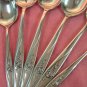 ONEIDA LASTING ROSE 6 SERVING SPOONS FORK SPREADER SUGAR DELUXE STAINLESS FLATWARE SILVERWARE