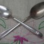 INTERNATIONAL HOLMES & EDWARDS DANISH PRINCESS 2 SPOONS 1938 SILVERPLATE FLATWARE SILVERWARE