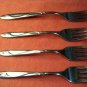 INTERNATIONAL GRACIOUS 5pc SILCO STAINLESS FLATWARE SILVERWARE