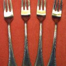 INTERNATIONAL MASTERPIECE 4 SEAFOOD OLIVE FORKS STAINLESS FLATWARE SILVERWARE