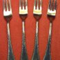 INTERNATIONAL MASTERPIECE 4 SEAFOOD OLIVE FORKS STAINLESS FLATWARE SILVERWARE