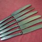 ALBERT PICK & CO. INC. 6 PLACE KNIVES STAINLESS FLATWARE SILVERWARE